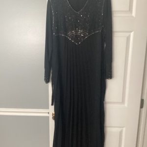 Pleated abaya -Maxi dress